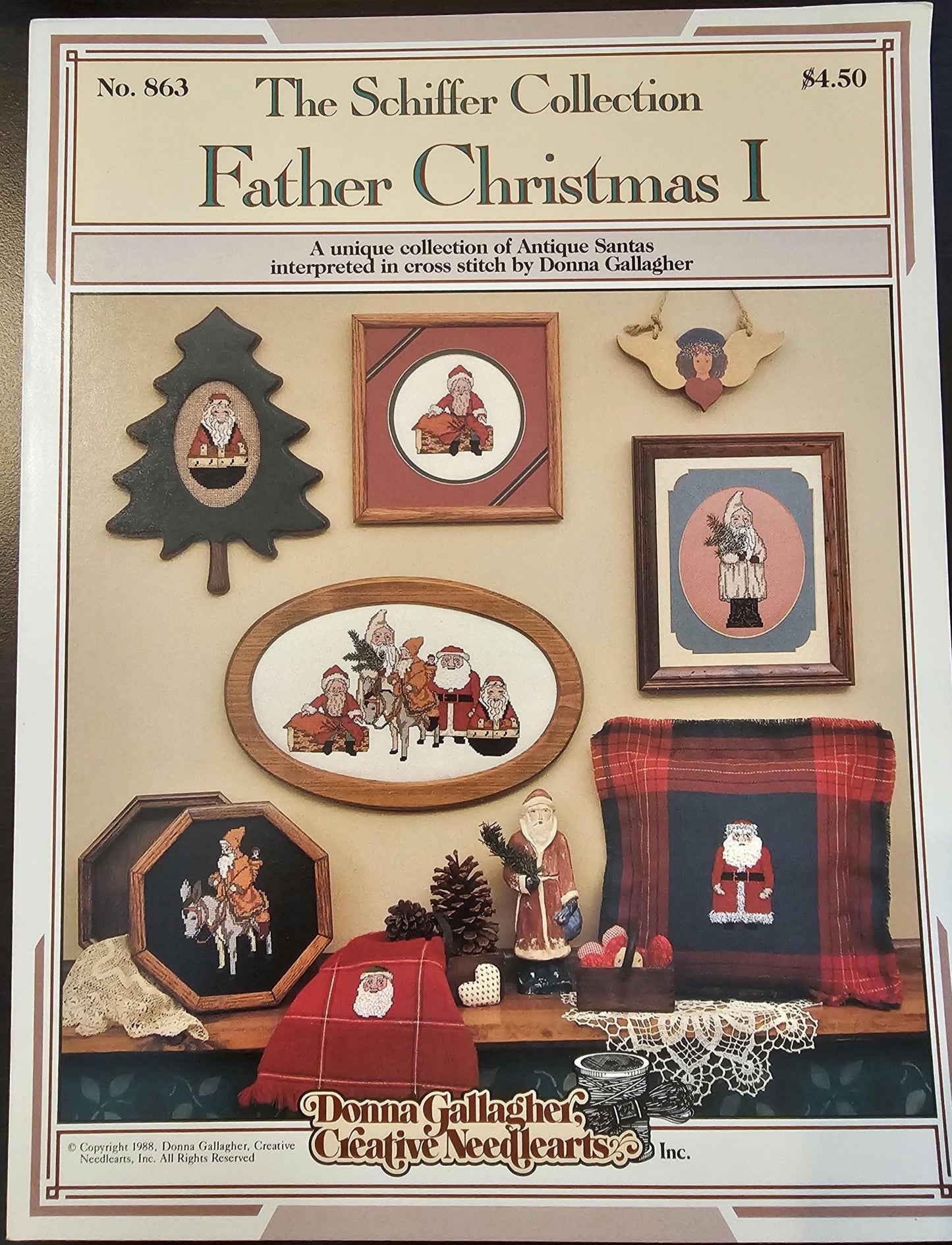 Father Christmas I Cross Stitch Pattern Santa