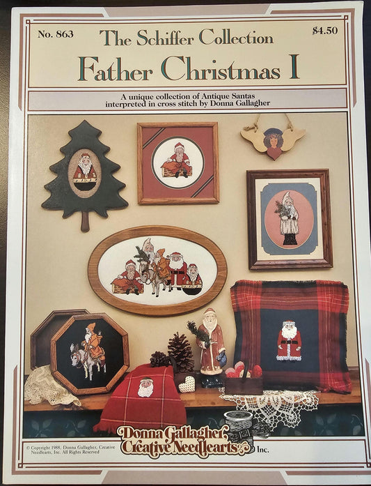 Father Christmas I Cross Stitch Pattern Santa