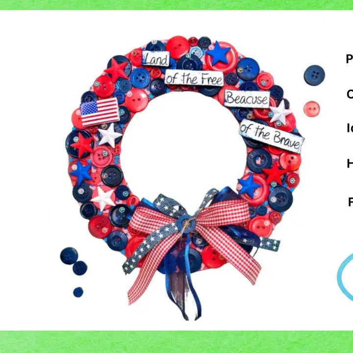 Button Wreath