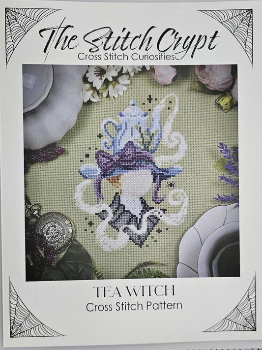 Tea Witch Cross Stitch Pattern: The Stitch Crypt