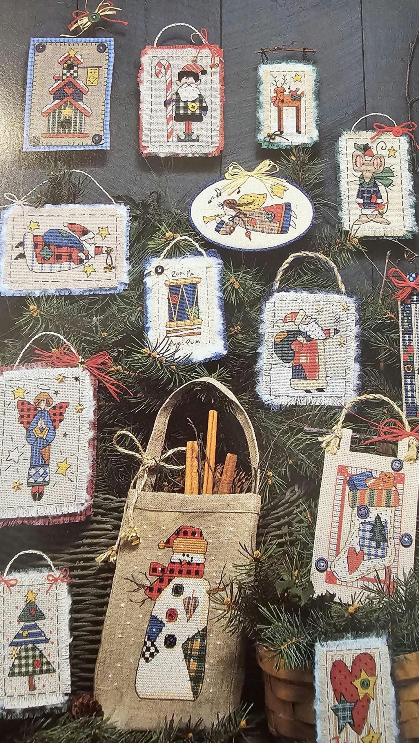 Christmas Folk Cross Stitch Pattern