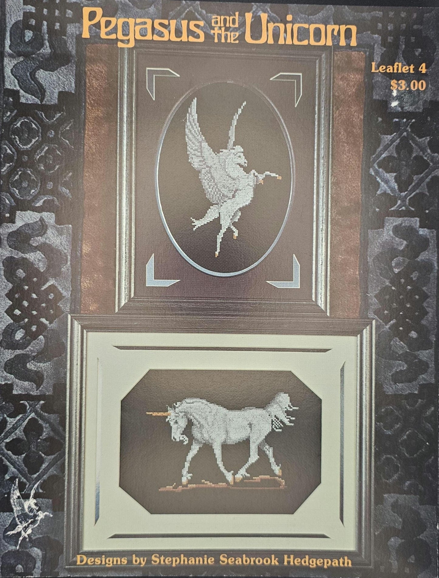 Pegasus and Unicorn Vintage Cross Stitch Pattern