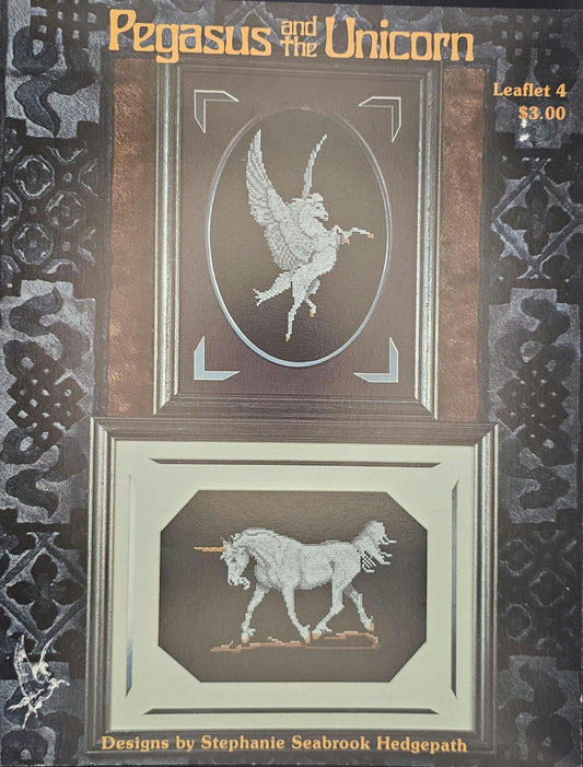 Pegasus and Unicorn Vintage Cross Stitch Pattern