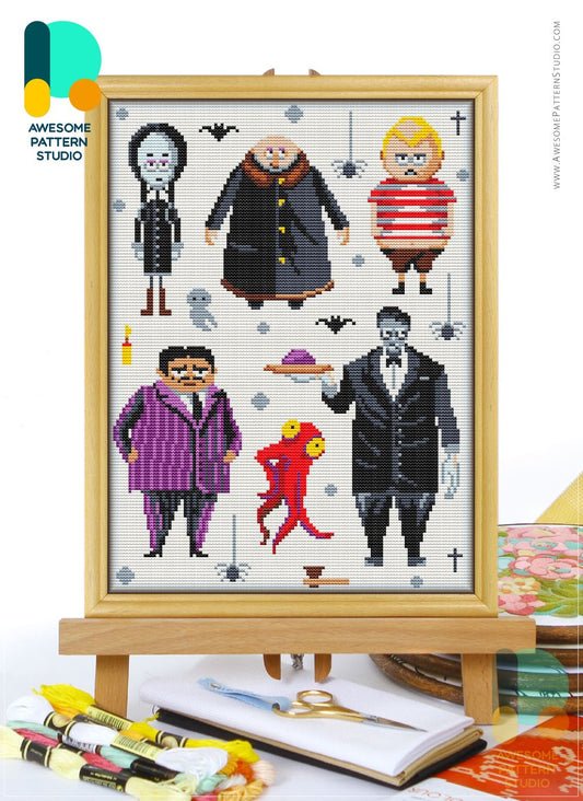 Famous Cartoon Characters by Awesome Pattern Studio