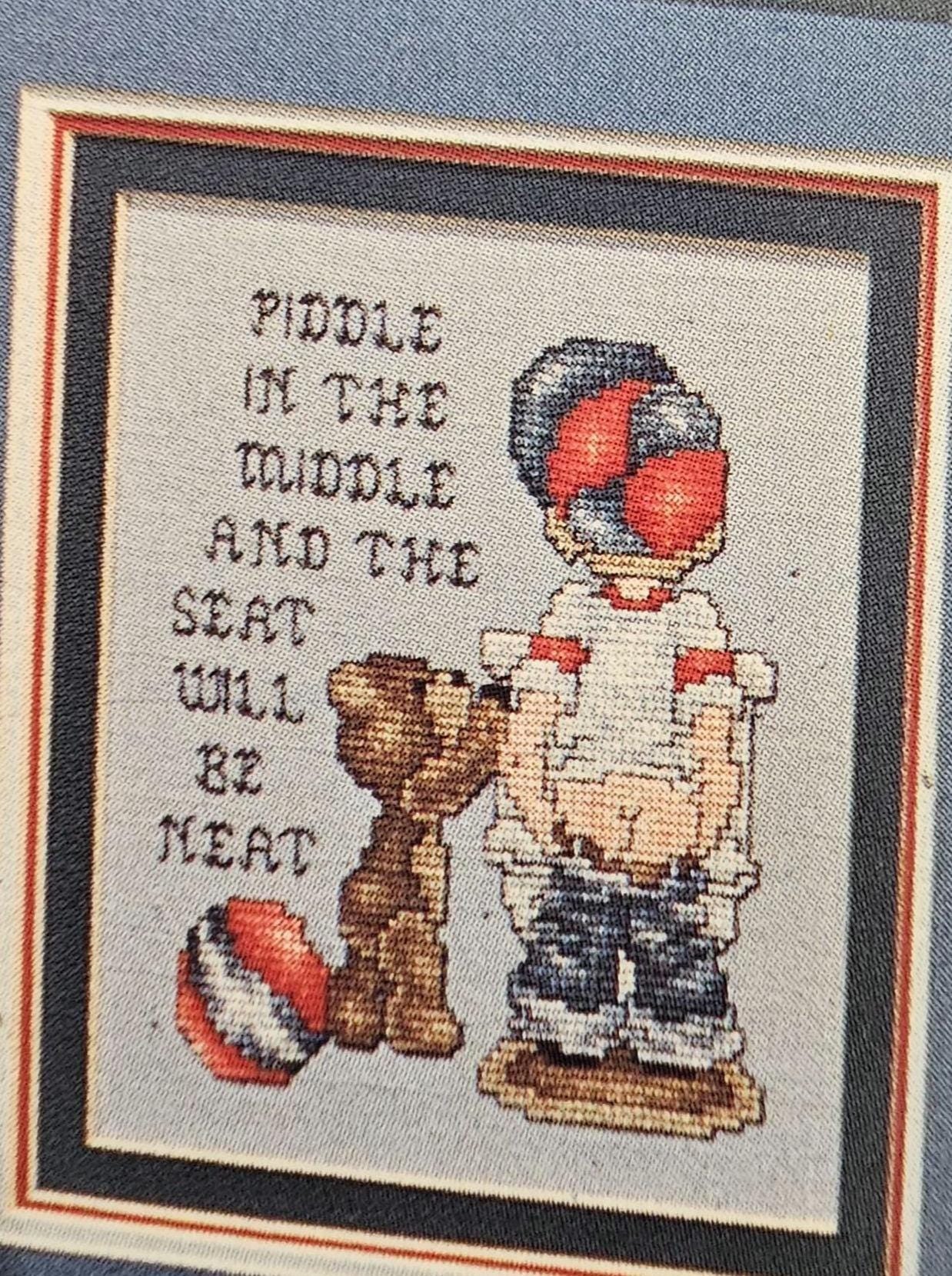 Comfort Station Vintage Cross Stitch Pattern
