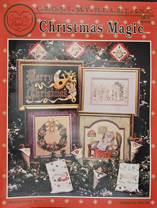 Christmas Magic Vintage Cross Stitch Pattern