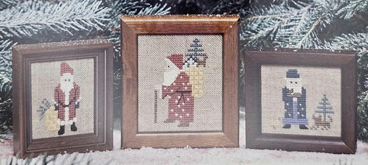 More Santas Vintage Cross Stitch Pattern