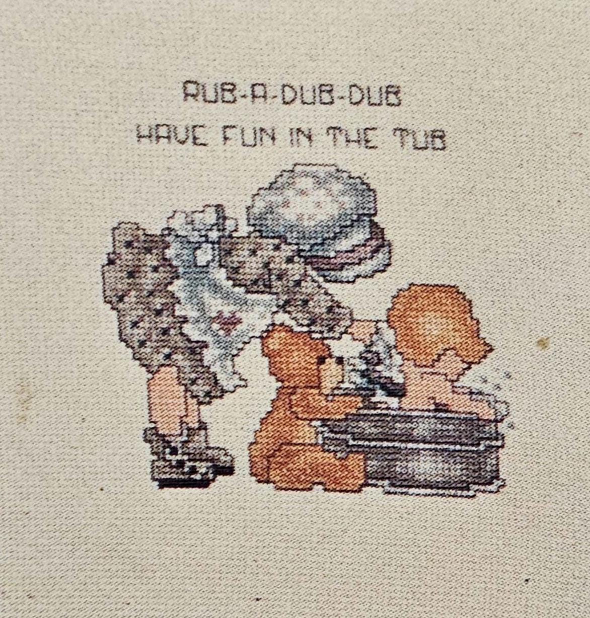 Comfort Station Vintage Cross Stitch Pattern