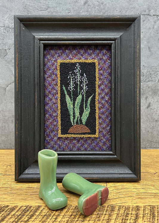 Fragrant Field Punchneedle Embroidery by Threads that Bind