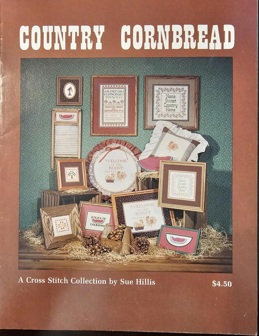 Country Cornbread Vintage Cross Stitch Pattern