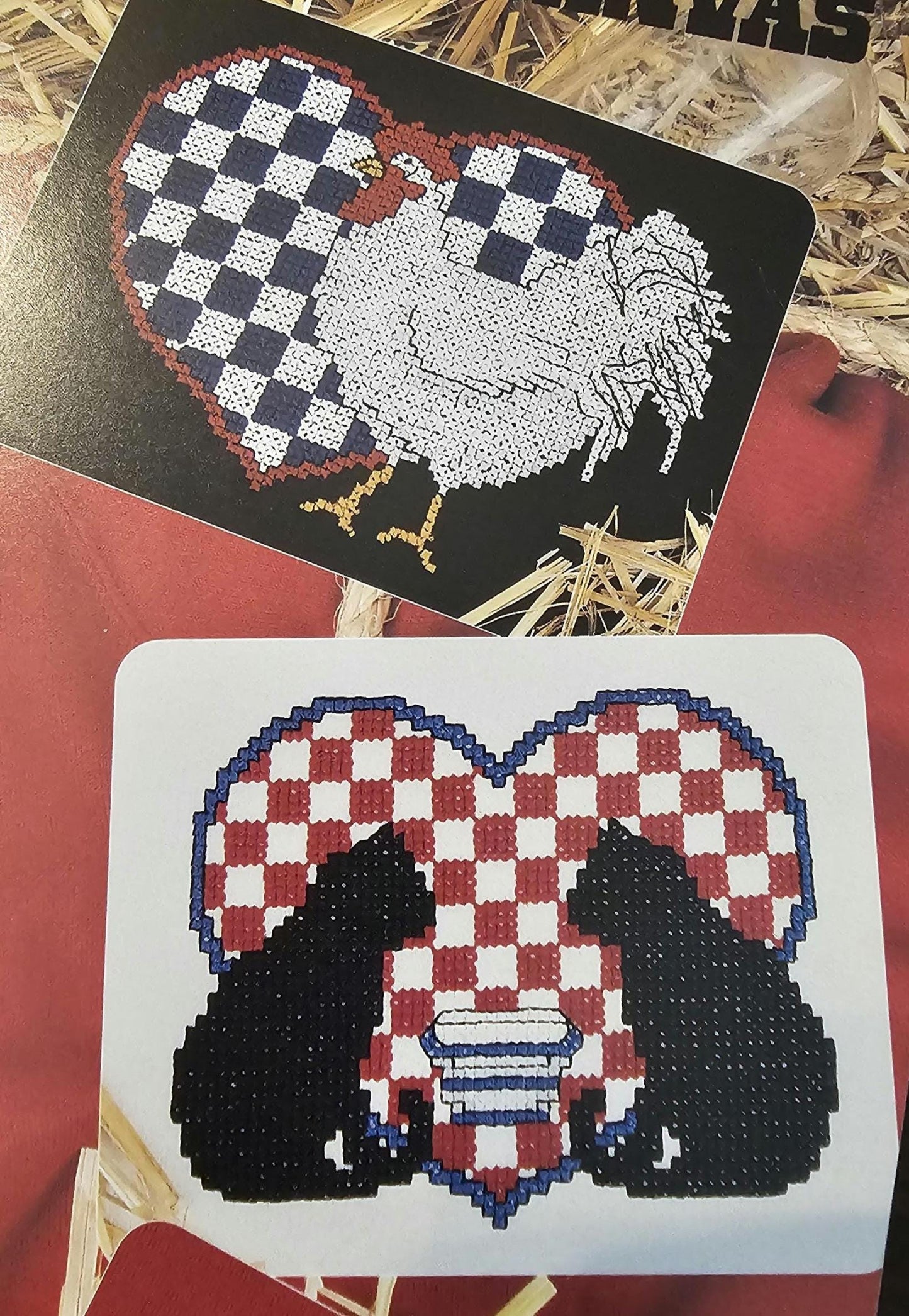 In Love With Country Vintage Cross Stitch Pattern