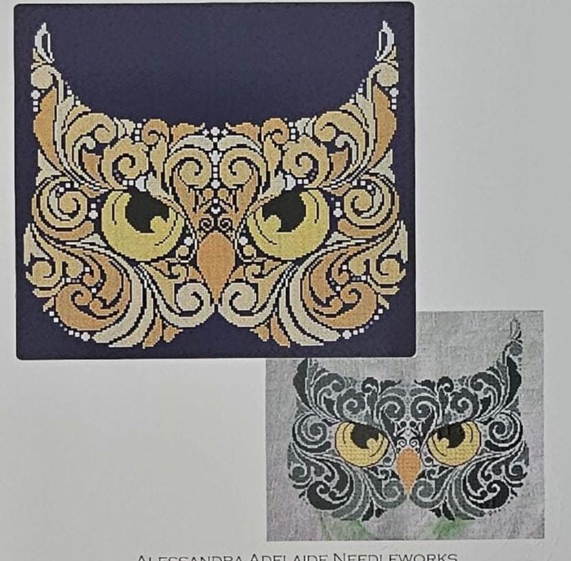 Owl Cross Stitch Pattern Alessandra Adelaide