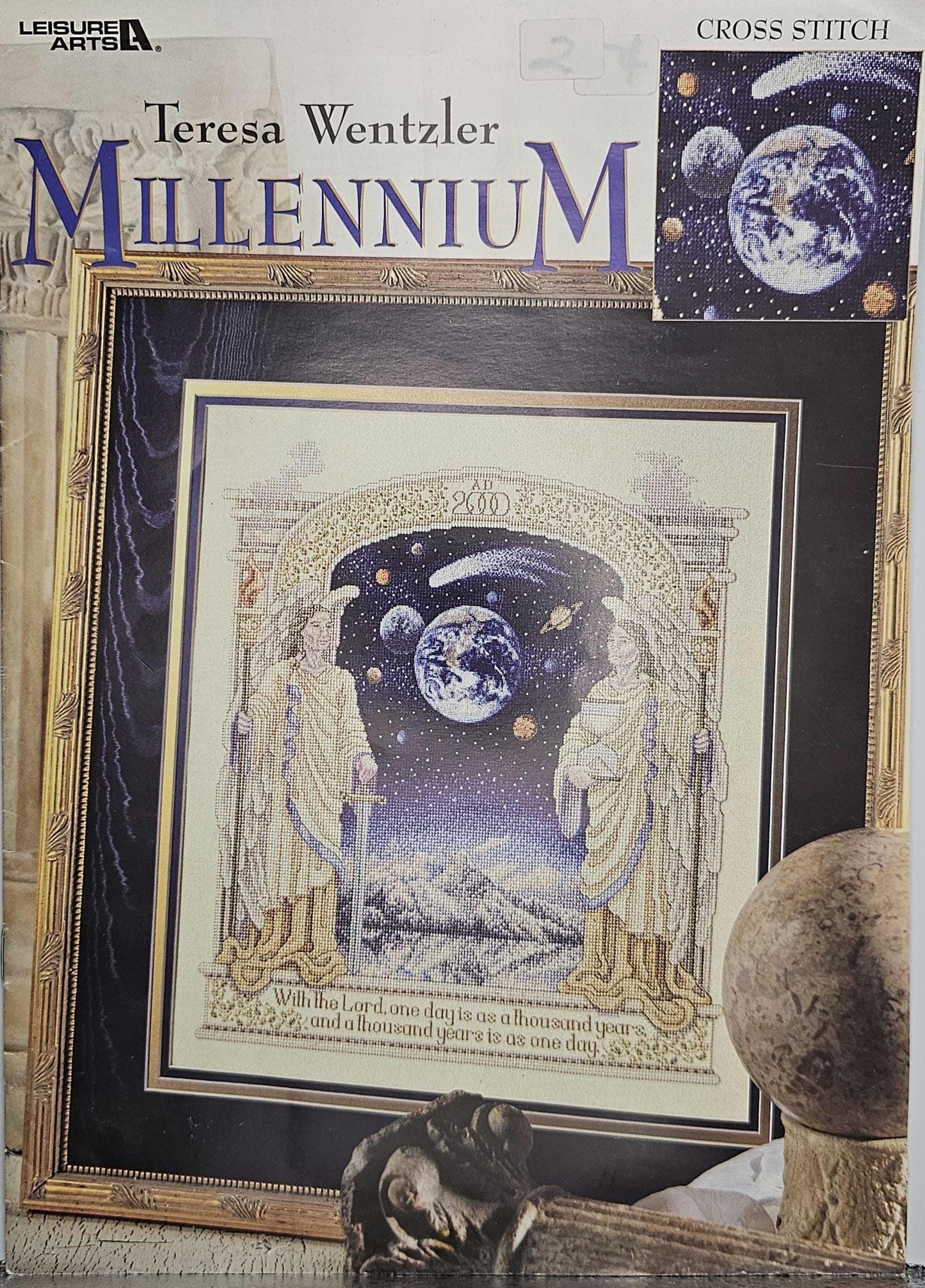 Millennium Angel Vintage Cross Stitch Pattern