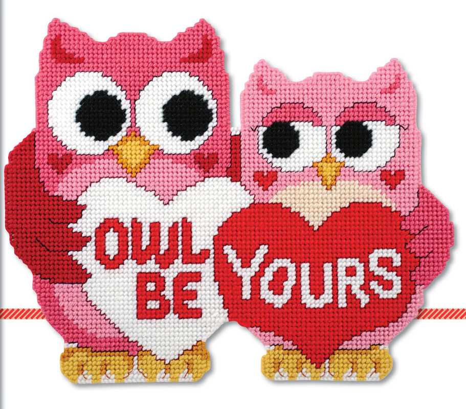 Seasonal Door Signs Plastic Canvas by Herrschner