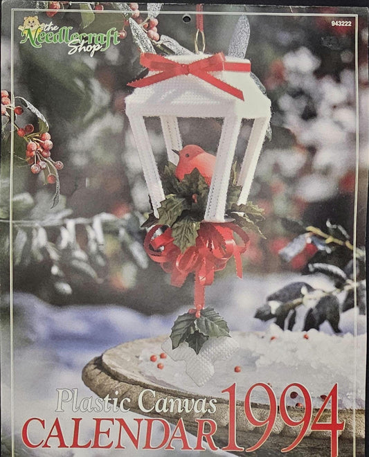 Vintage Plastic Canvas Calendar Pattern Book: 1994