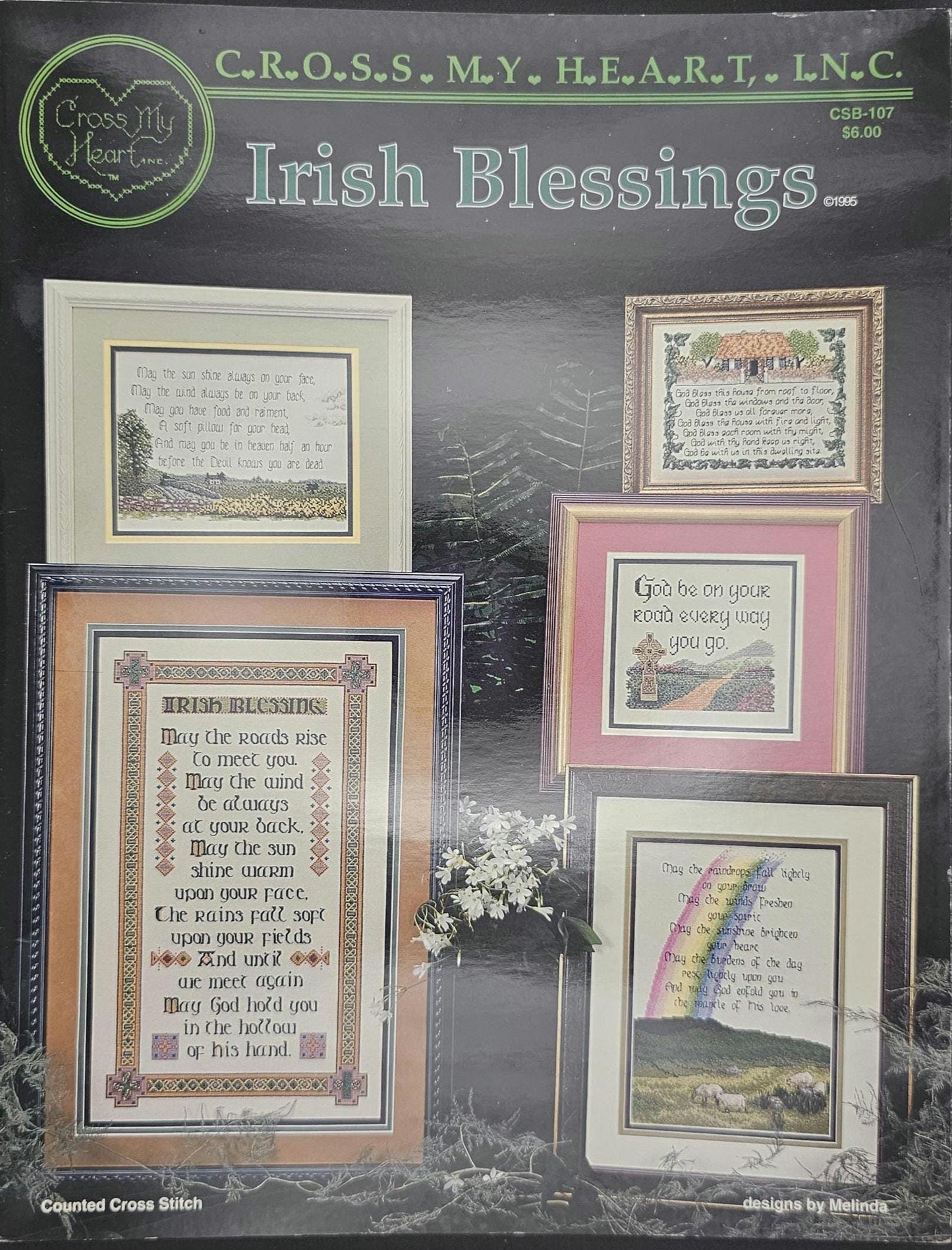 Irish Blessings Vintage Cross Stitch Pattern