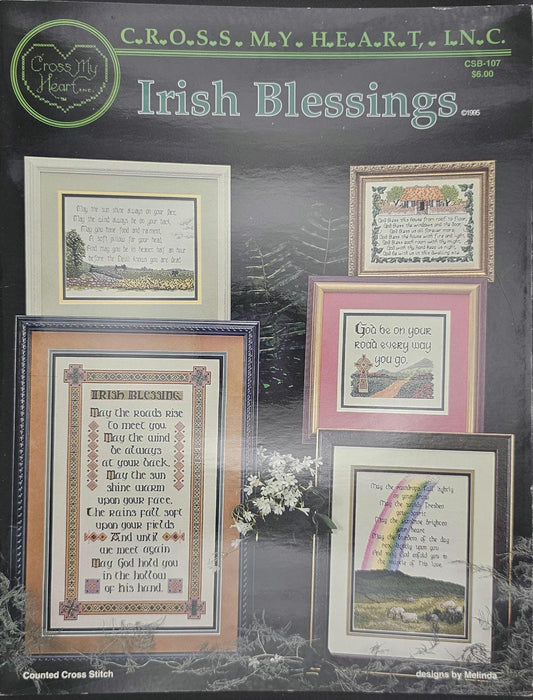 Irish Blessings Vintage Cross Stitch Pattern