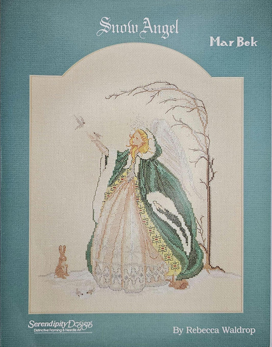 Snow Angel Vintage Cross Stitch Pattern