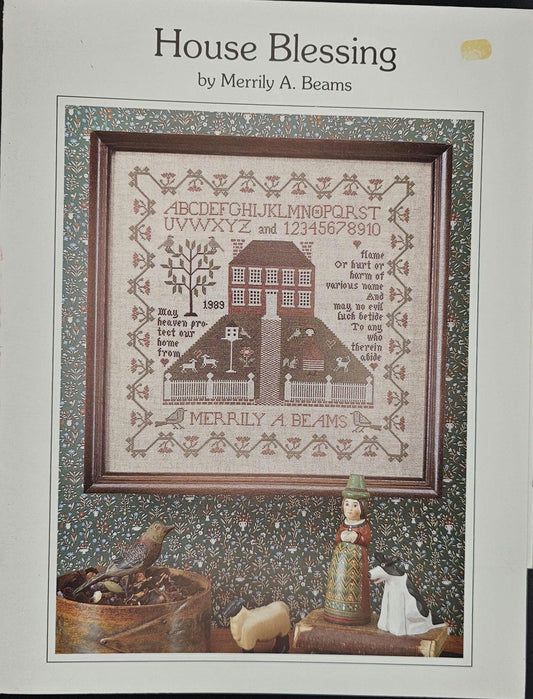 House Blessing Vintage Cross Stitch Pattern