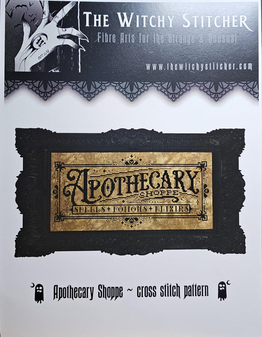 Apothecary Shoppe Cross Stitch Pattern: The Witchy Stitcher