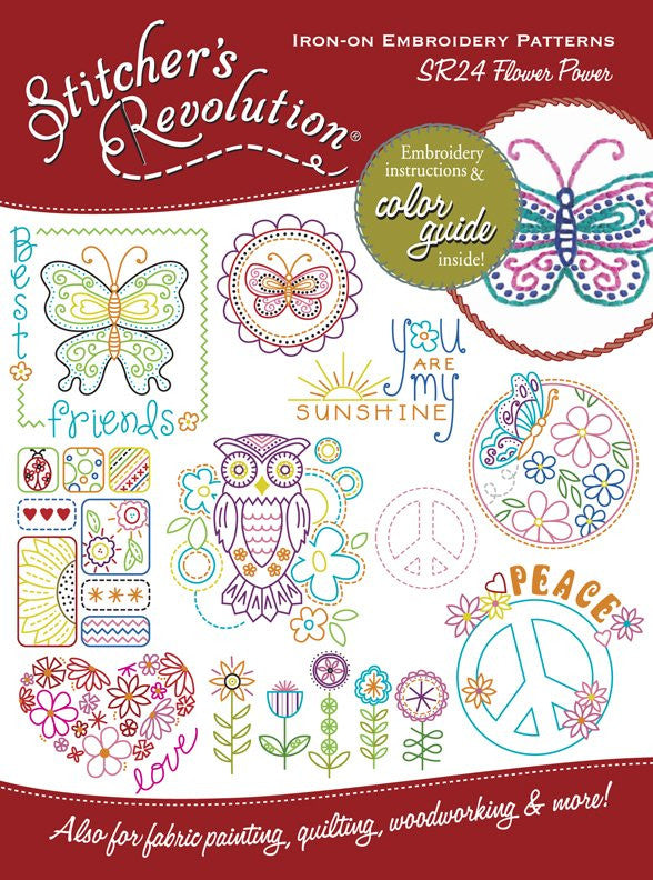 Stitchers Revolution Embroidery Transfer Pattern
