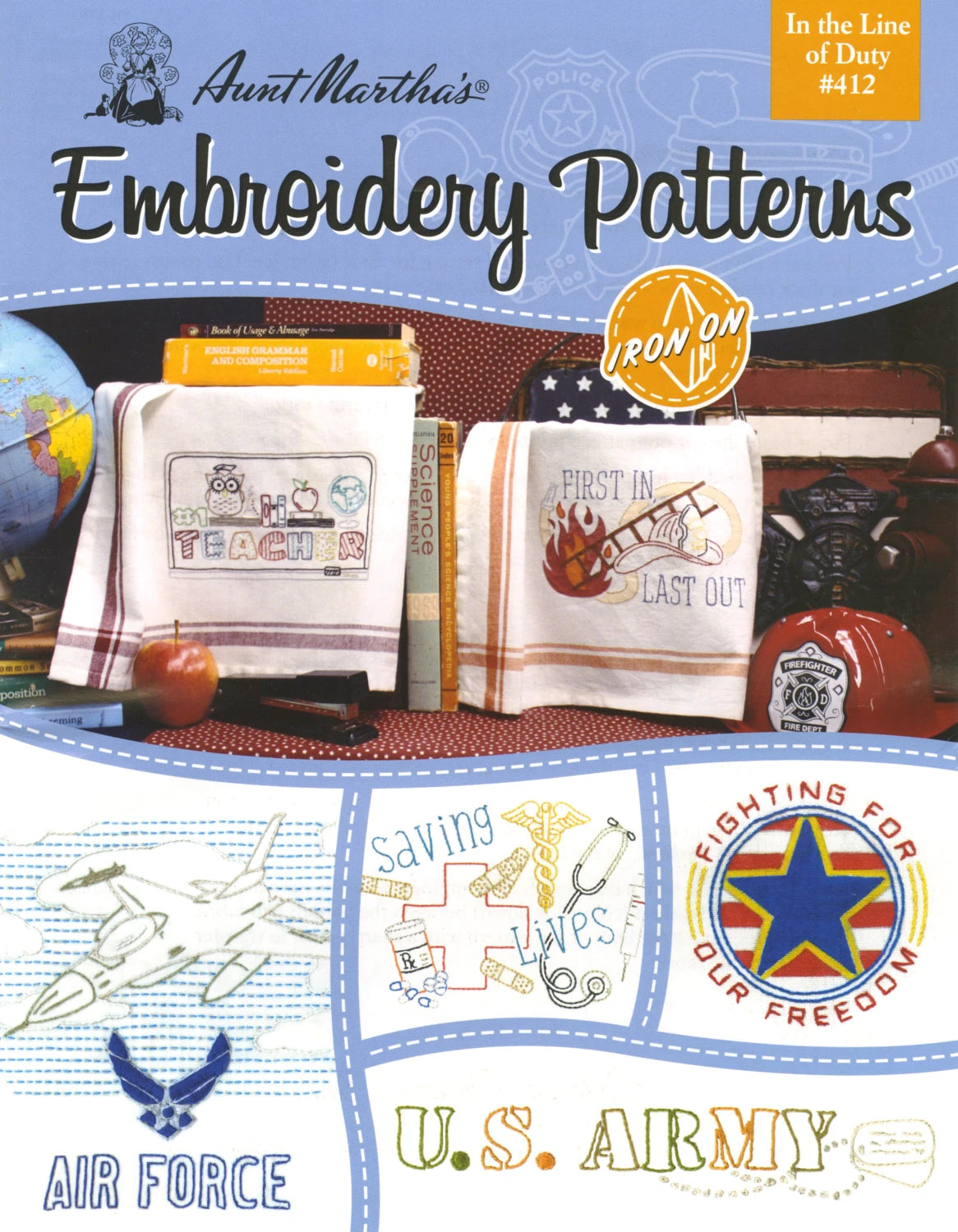 Aunt Martha's Embroidery Transfer Pattern
