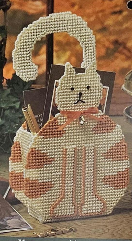 Vintage Plastic Canvas Calendar Pattern Book: 1994