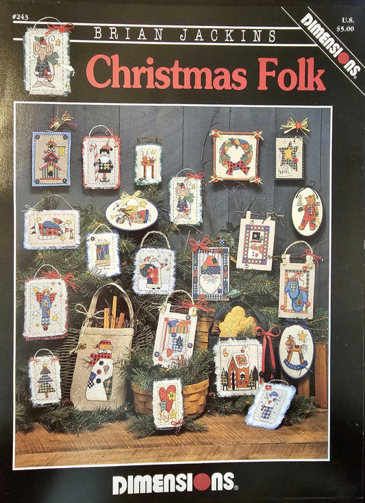 Christmas Folk Cross Stitch Pattern