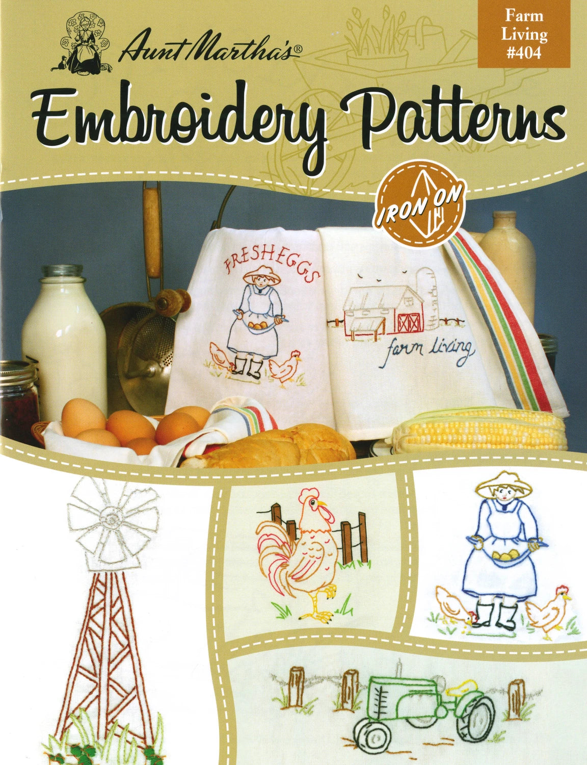 Aunt Martha's Embroidery Transfer Pattern