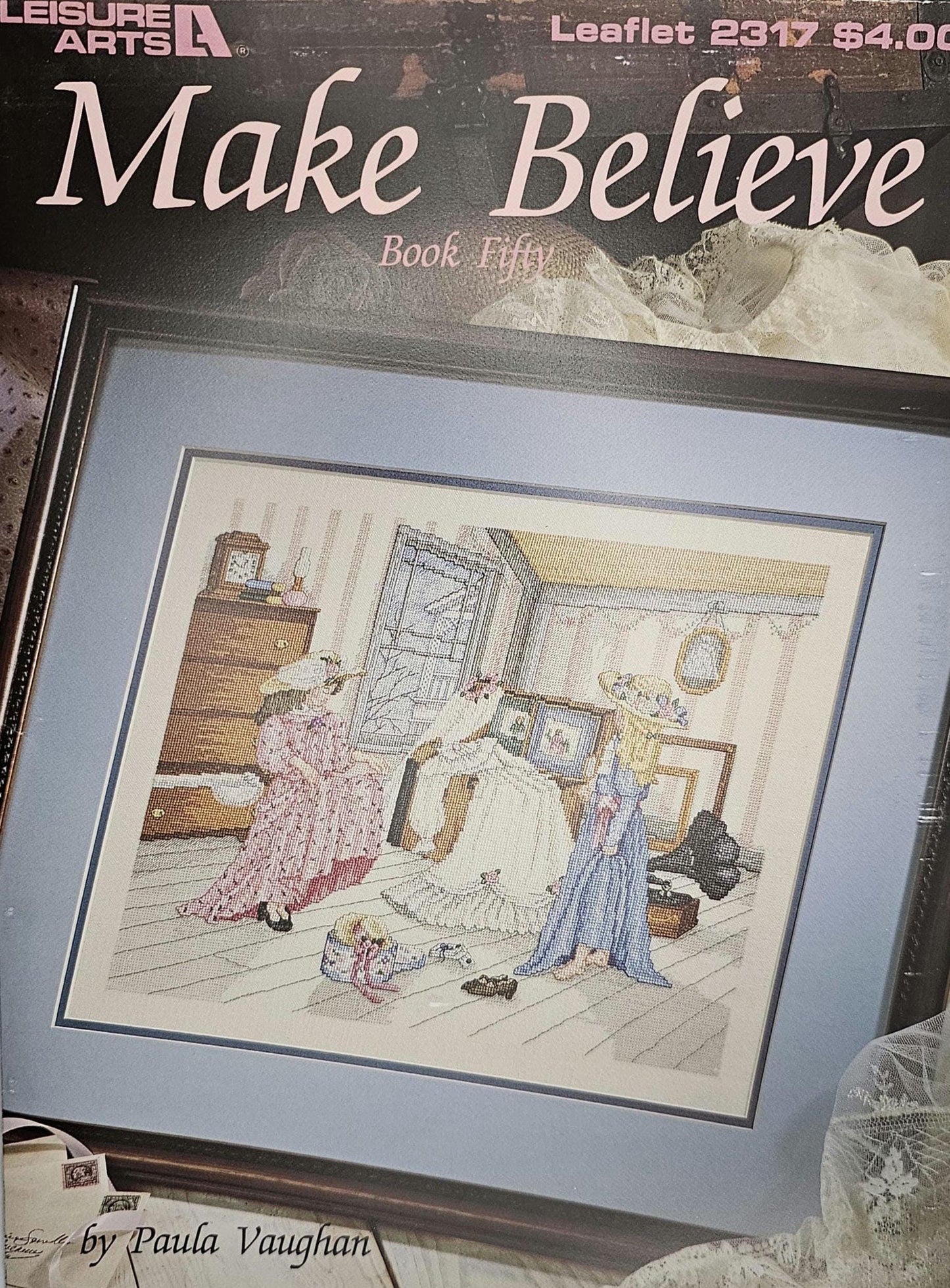 Make Believe Vintage Cross Stitch Pattern: Paula Vaughan