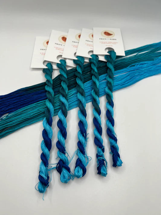 Pirate + Robin Embroidery Floss Variegated