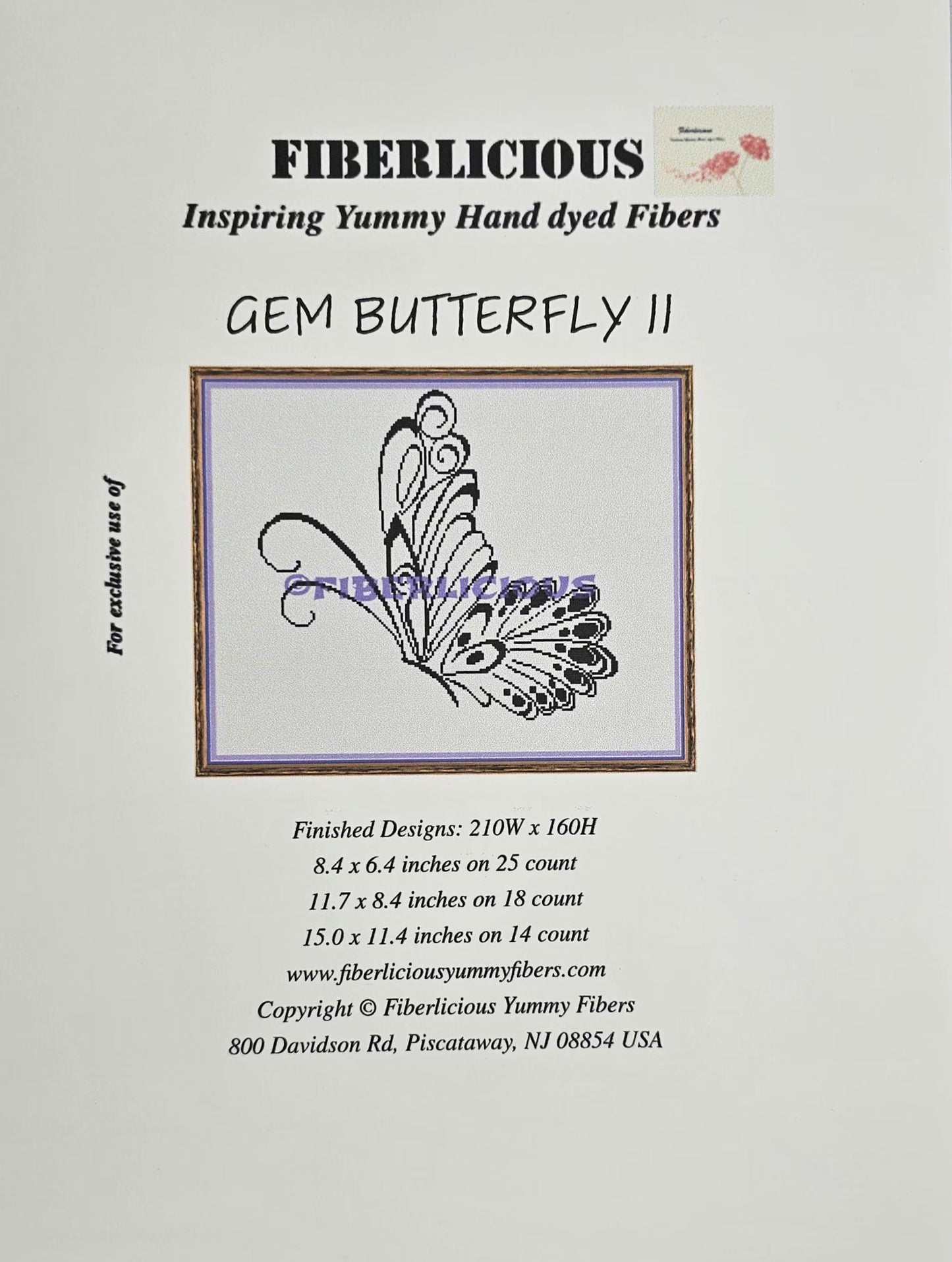 Gem Butterfly II by Fiberlicious