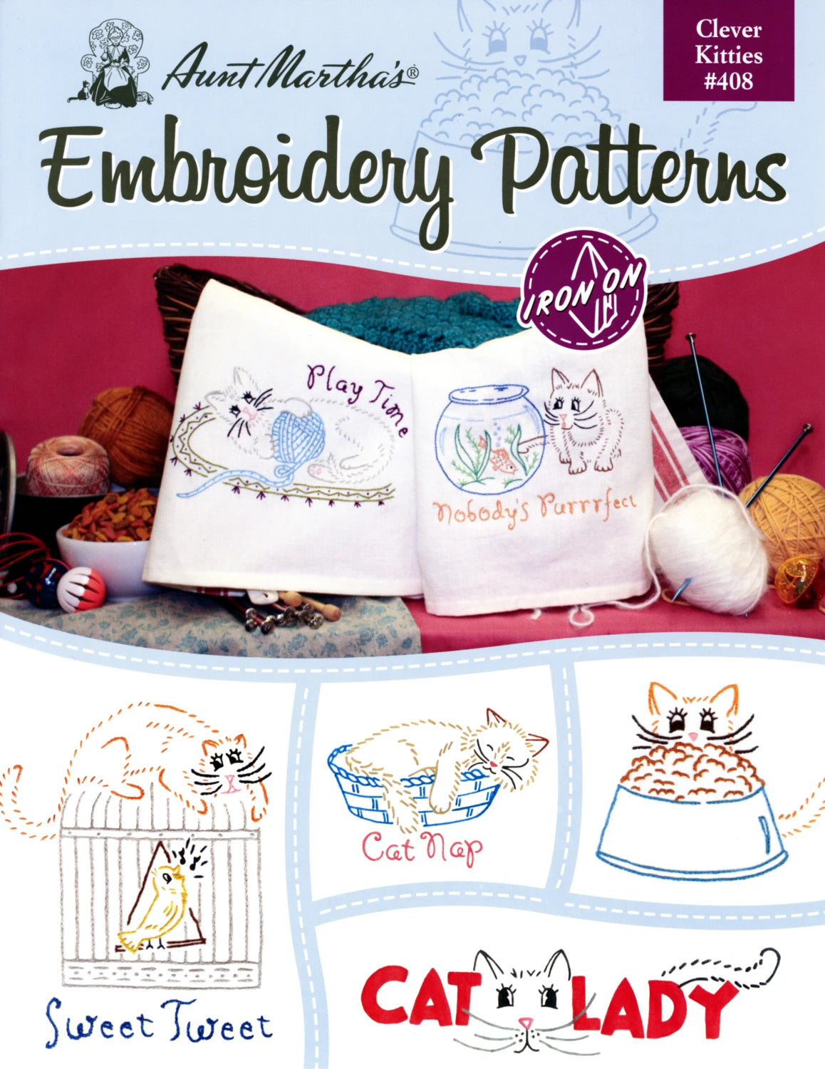 Aunt Martha's Embroidery Transfer Pattern
