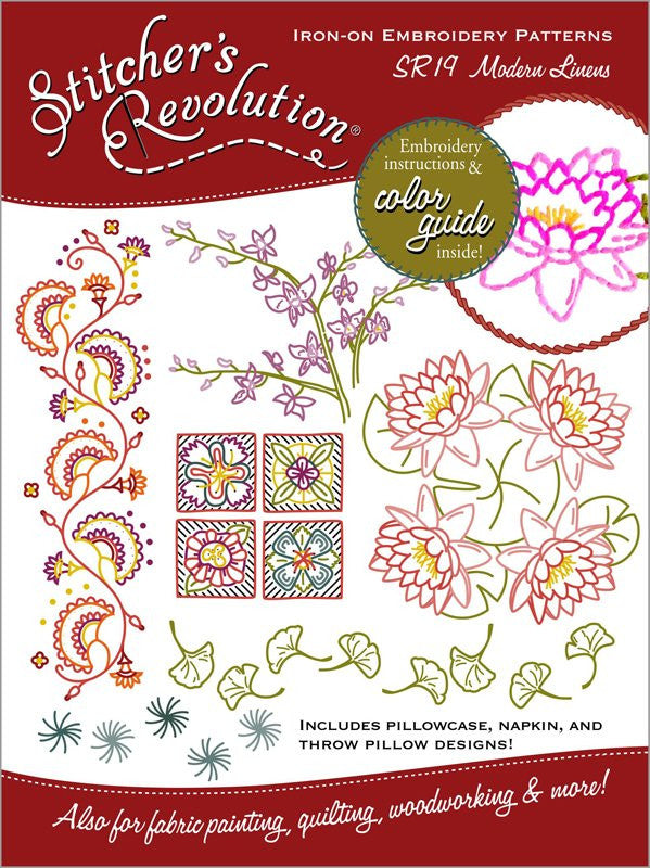 Stitchers Revolution Embroidery Transfer Pattern