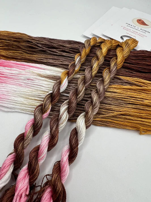 Pirate + Robin Embroidery Floss Variegated