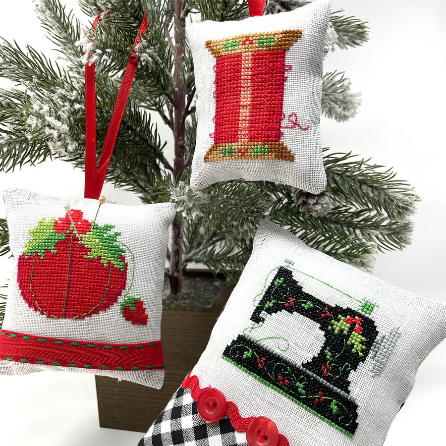 Stitchers Ornaments by Tiny Modernist