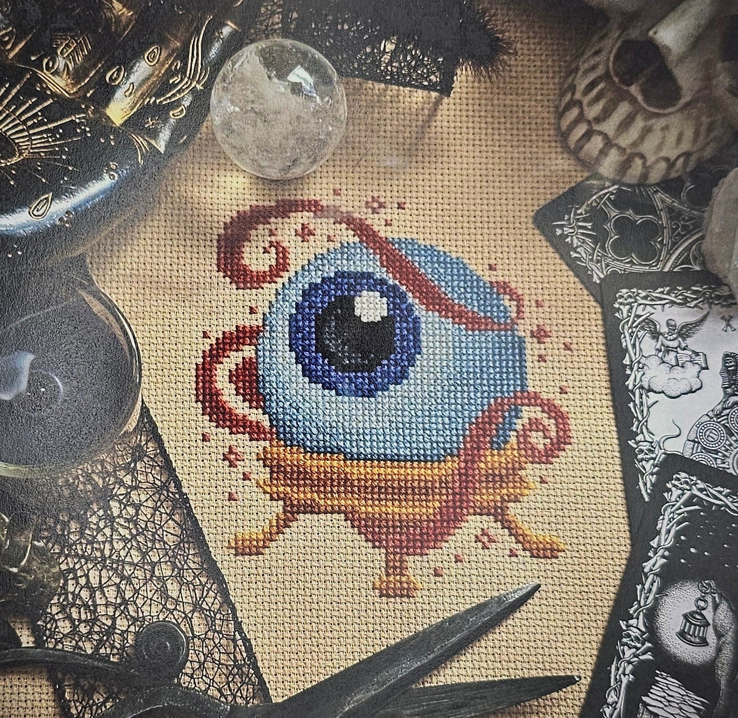 Fates Eye Cross Stitch Pattern: The Stitch Crypt
