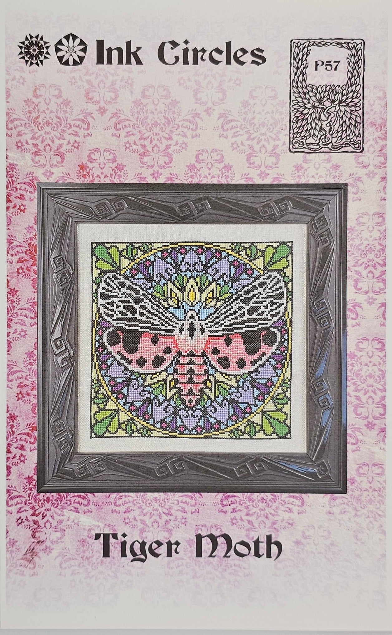 Tiger Moth Cross Stitch Pattern