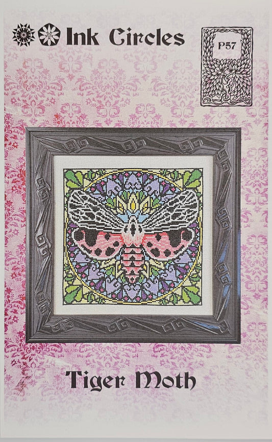 Tiger Moth Cross Stitch Pattern